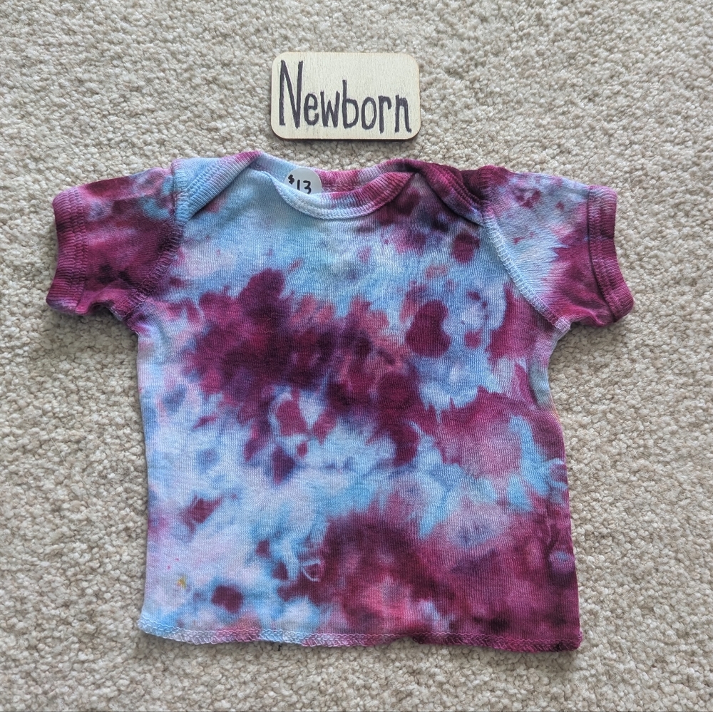 New Tiedye Newborn T-shirt